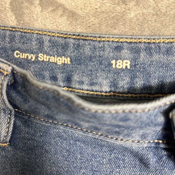 Sonoma jeans curvy straight 18 R light wash - Picture 3 of 10